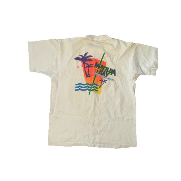 Vintage 80s Matilda Bay Wine Cooler Alcohol T Shirt Medium Single Stitch Tee R - Picture 1 of 7
